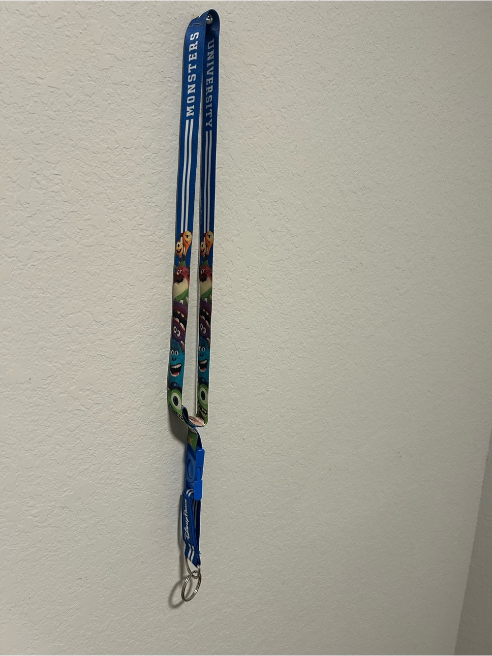 Blue Kids Lanyard with Monster’s University Print Disney Pixar